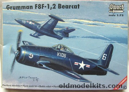 Sword 1/72 Grumman F8F-1 F8F-2 Bearcat - US Navy VF-151 USS Boxer / French Air Force - French Indochina War - GC 1/22 Saintonge - (F8F2 F8F1), SW72006 plastic model kit